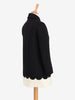 Red Valentino Black And White Coat