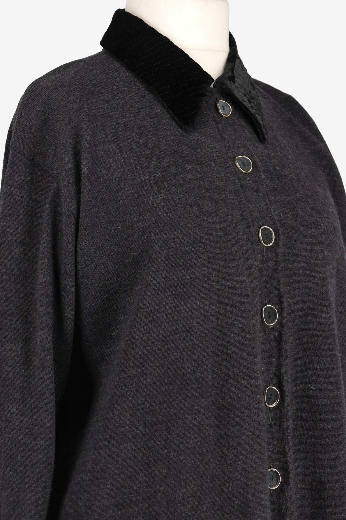 Mondrian Wool Cardigan