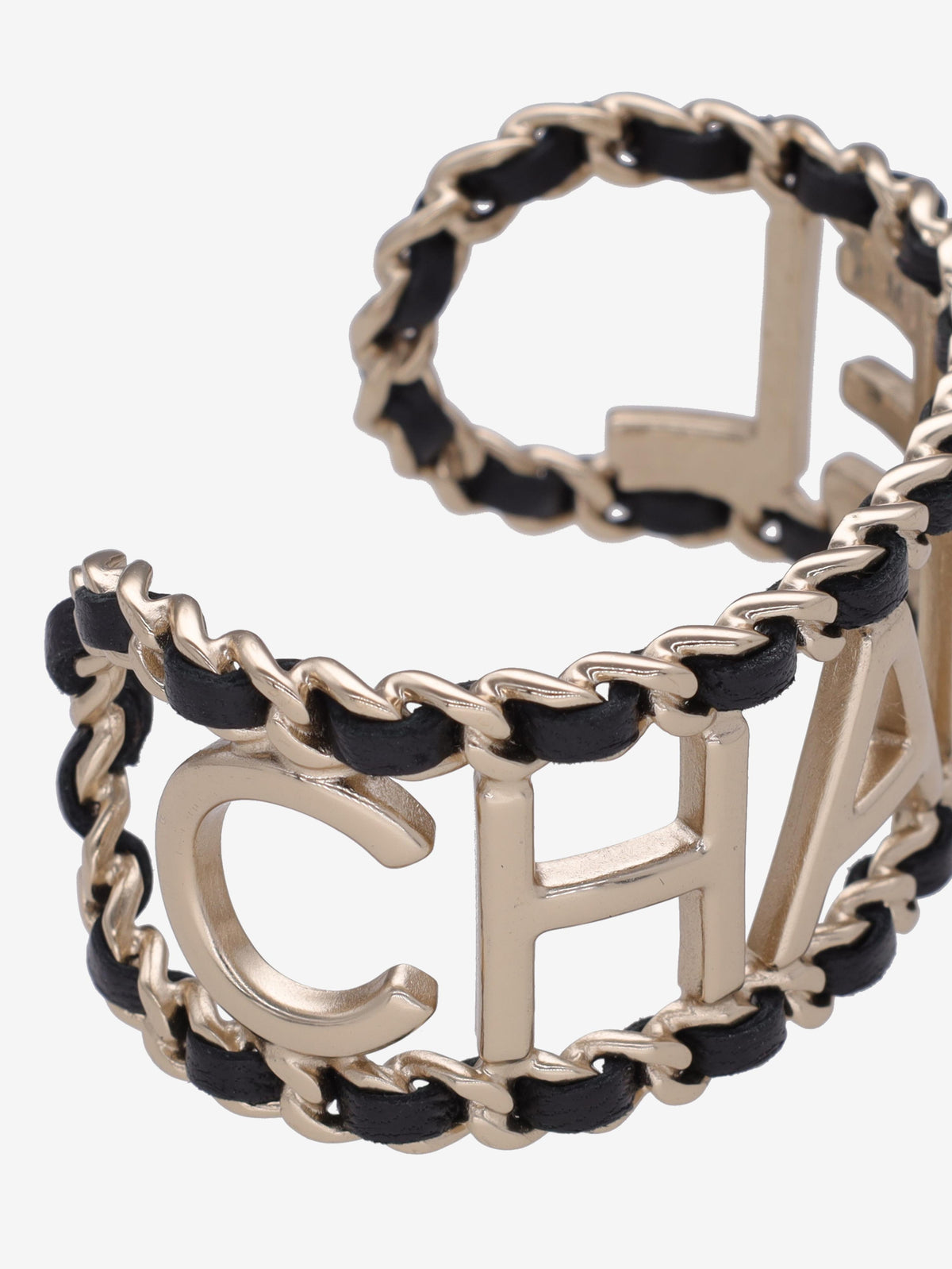 Chanel Rigid Lettering Bracelet
