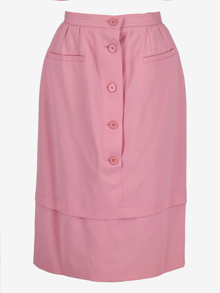 Valentino Pink Midi Skirt MR120725.51  Valentino Miss V