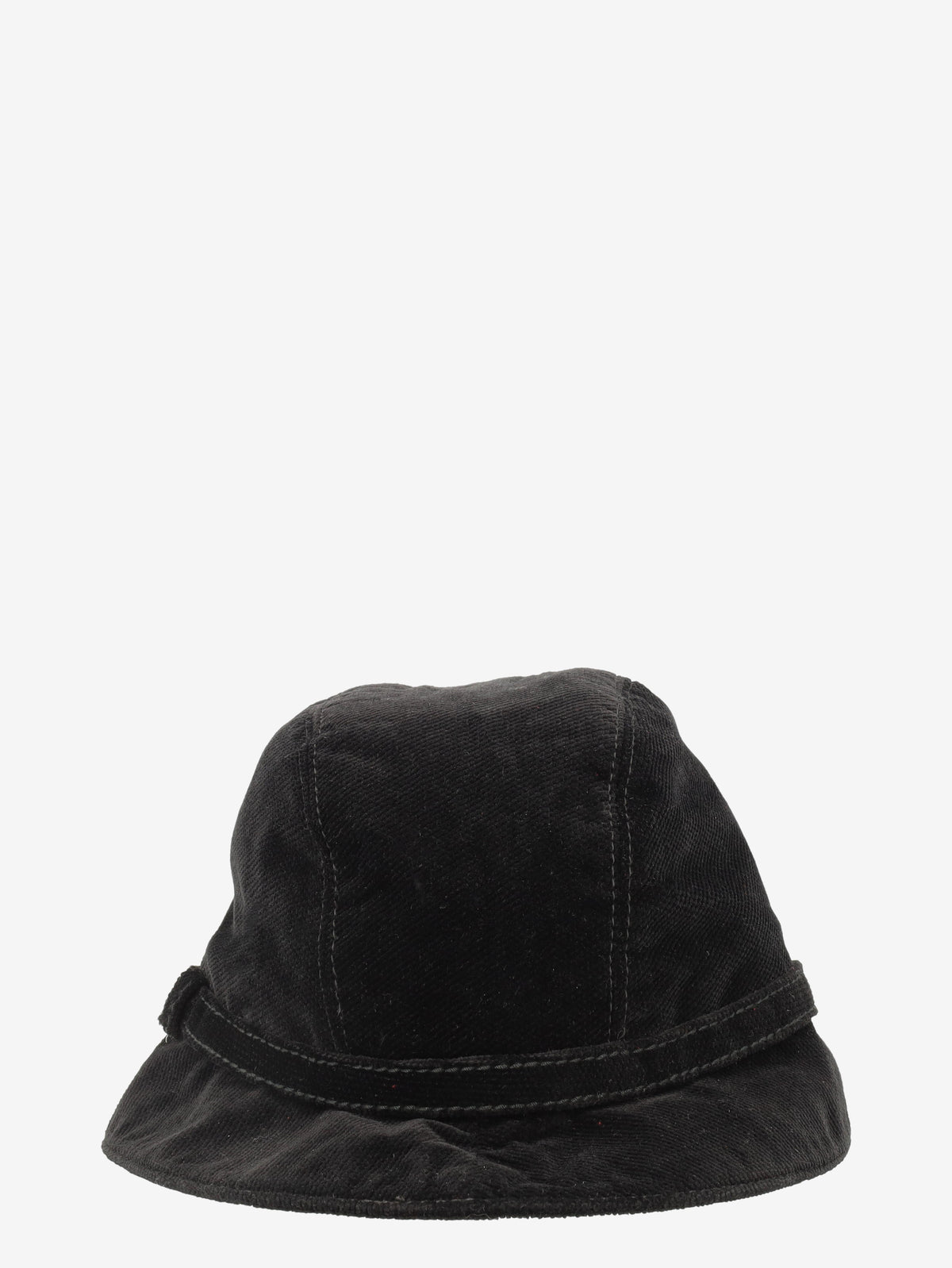 Y2K Prada hat in black velvet W2203304  Prada