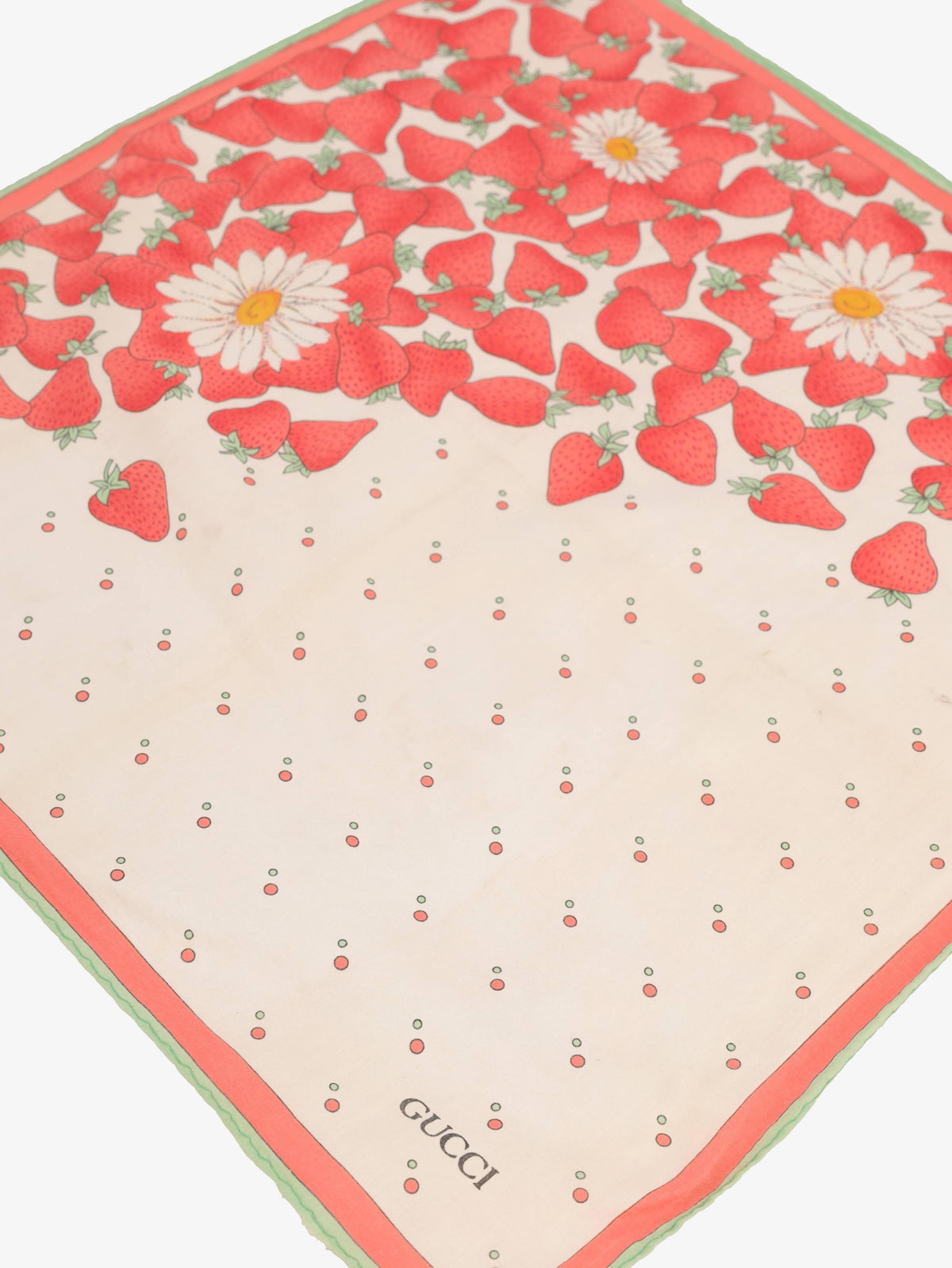 Gucci Strawberry Pocket Handkerchief