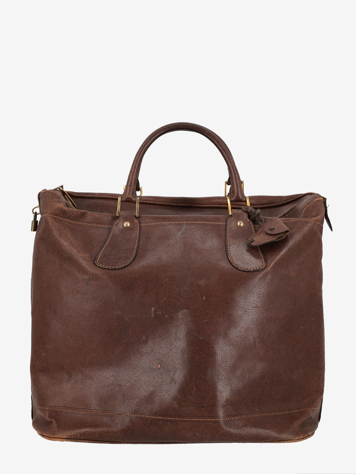 Gucci Leather Travel Handbag