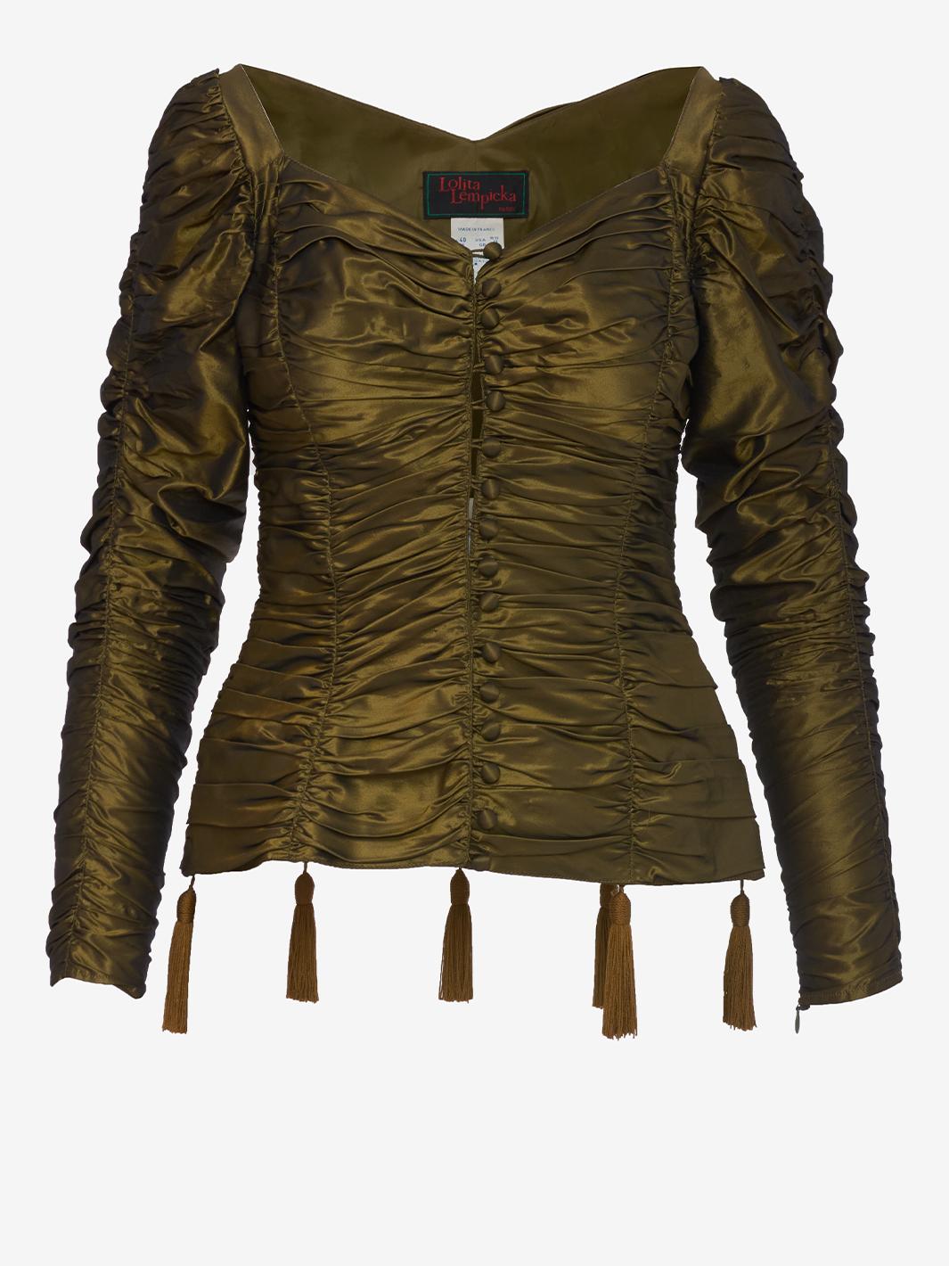 Lolita Lempicka Draped Silk Top