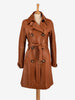 Celine Leather Trench Coat