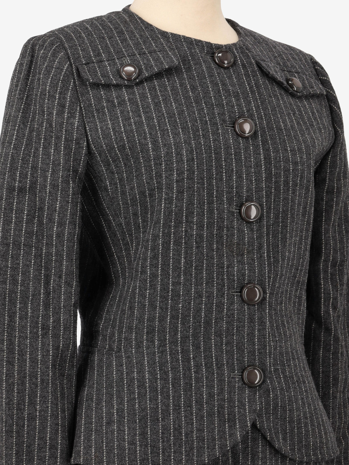 Valentino Wool Pinstripe Suit