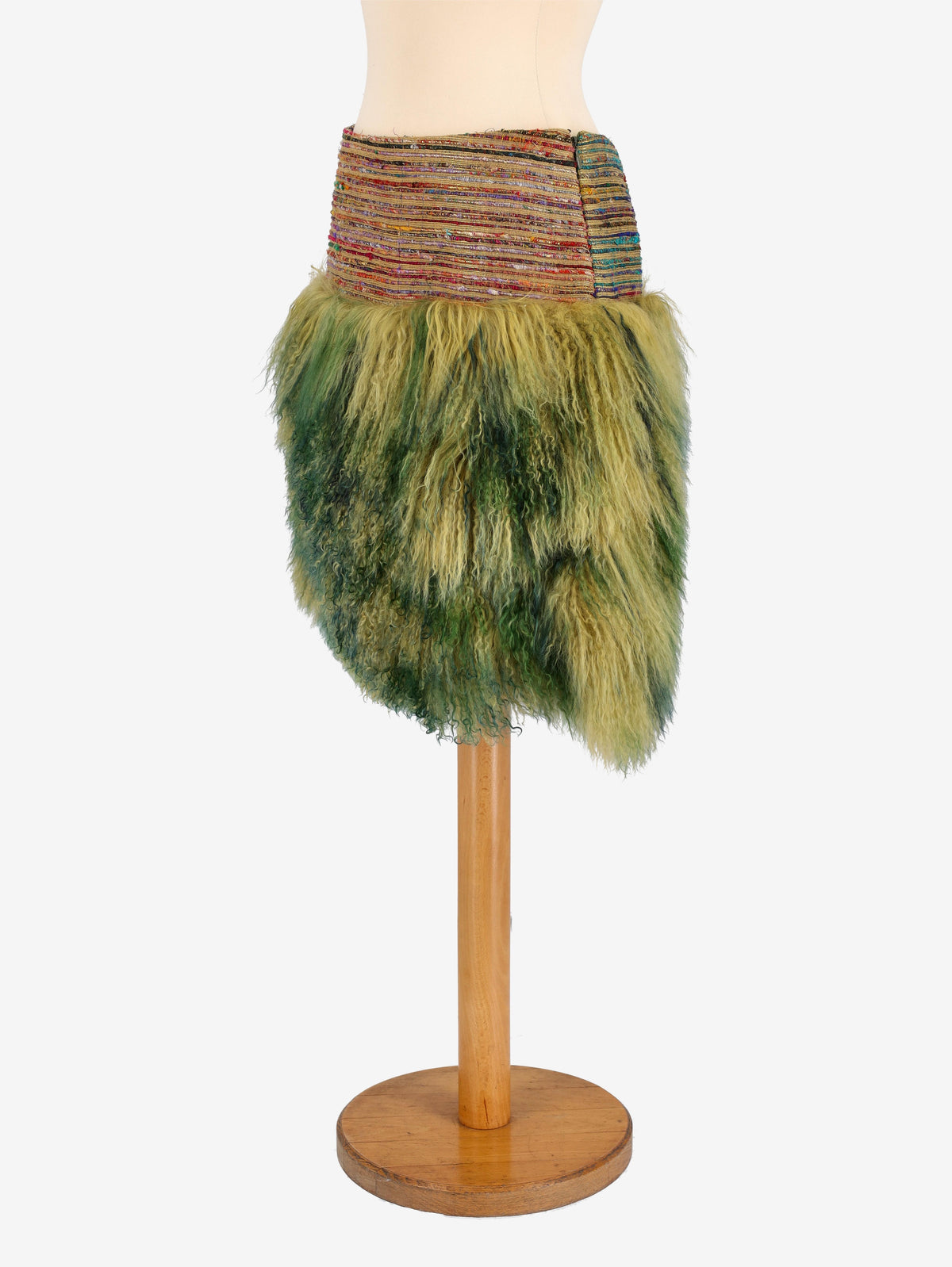 Romeo Gigli Vintage Furry Skirt MR021123.19  Gigli