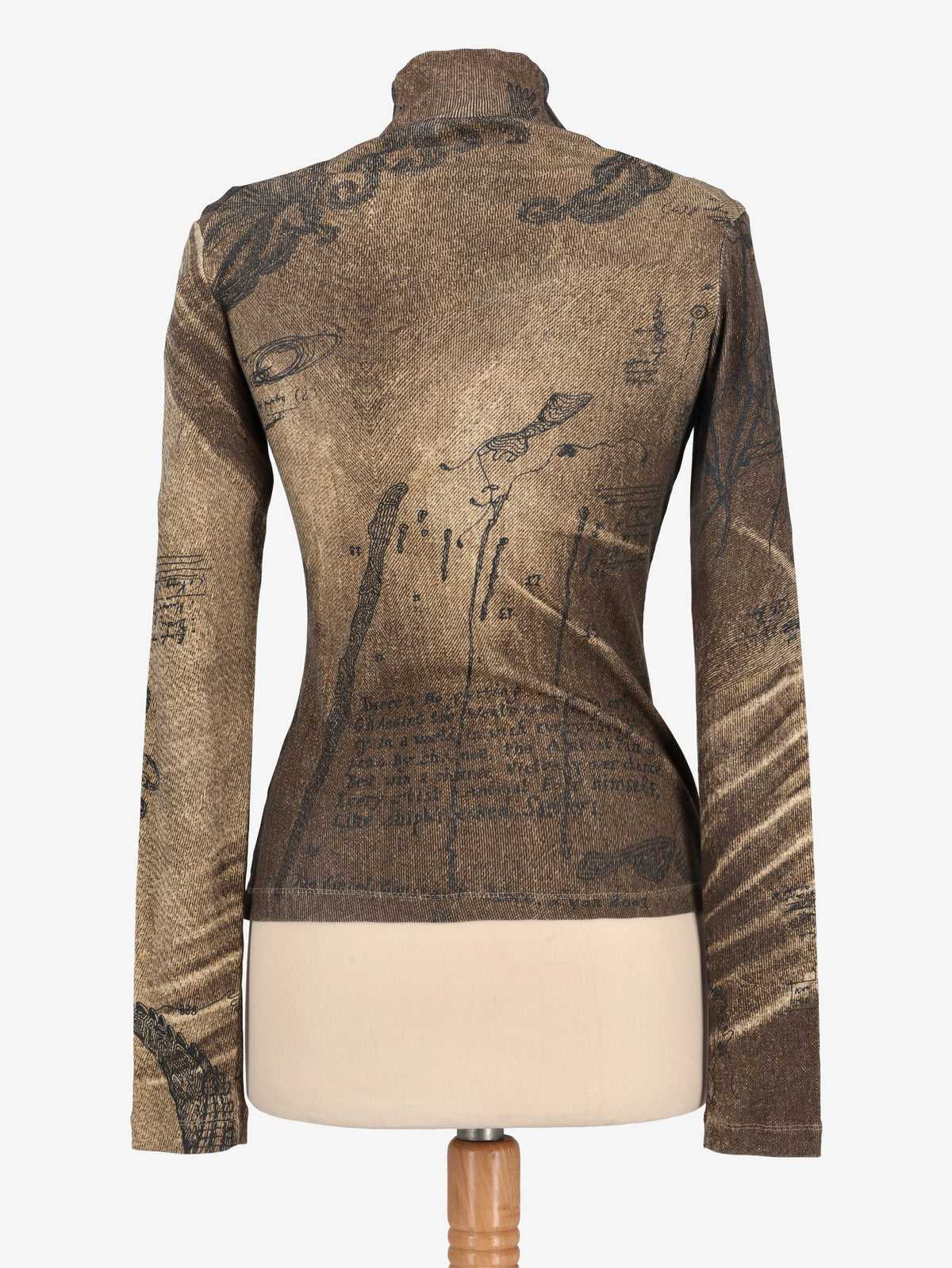 Just Cavalli Turtle Neck Patterned Shirt W24121253.17  Just Cavalli