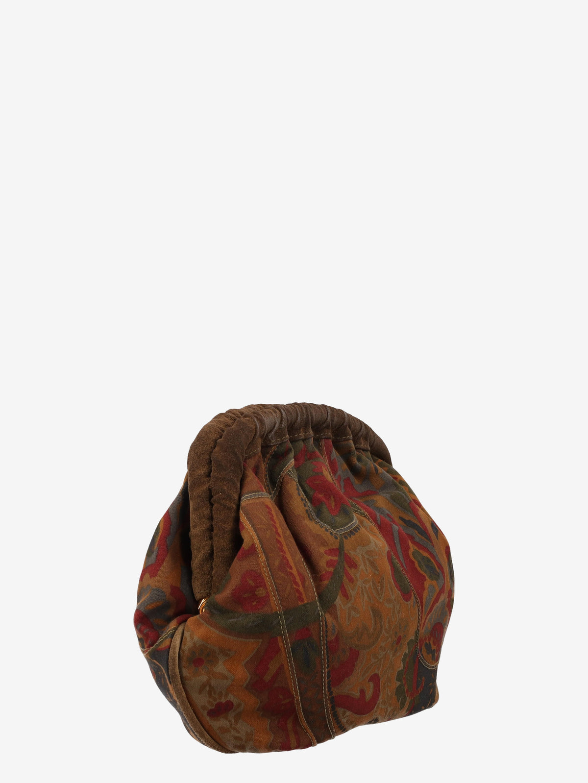 Castellari Flowered Soft Clutch