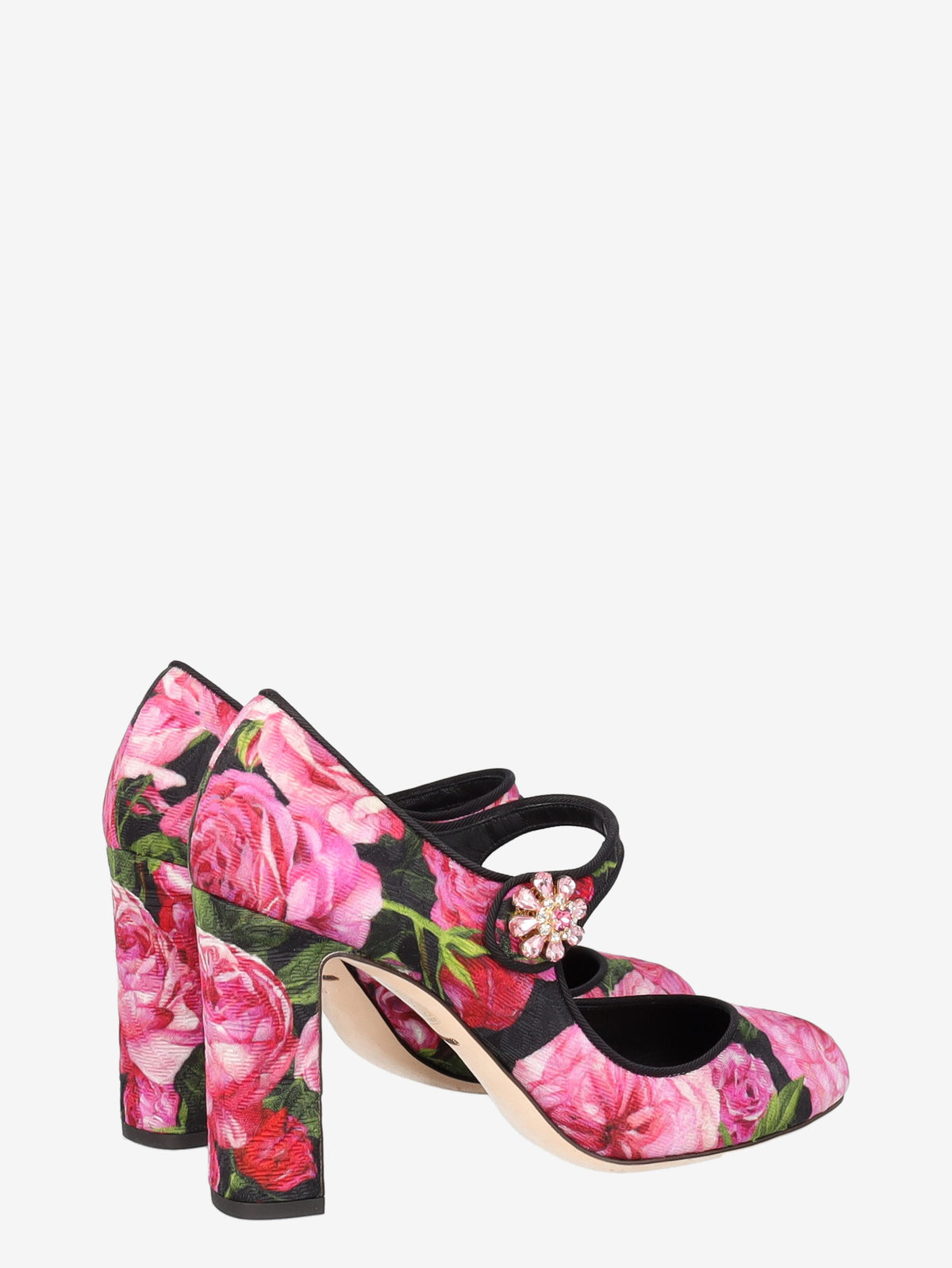 Dolce & Gabbana Flowered Mary Jane