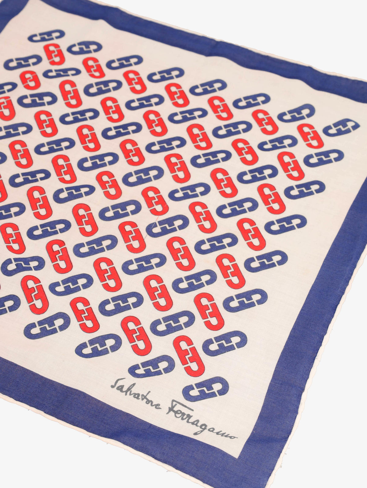 Monogram Ferragamo Pocket Handkerchief
