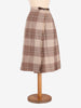 Tartan Wool Skirt W24121247  Vintage