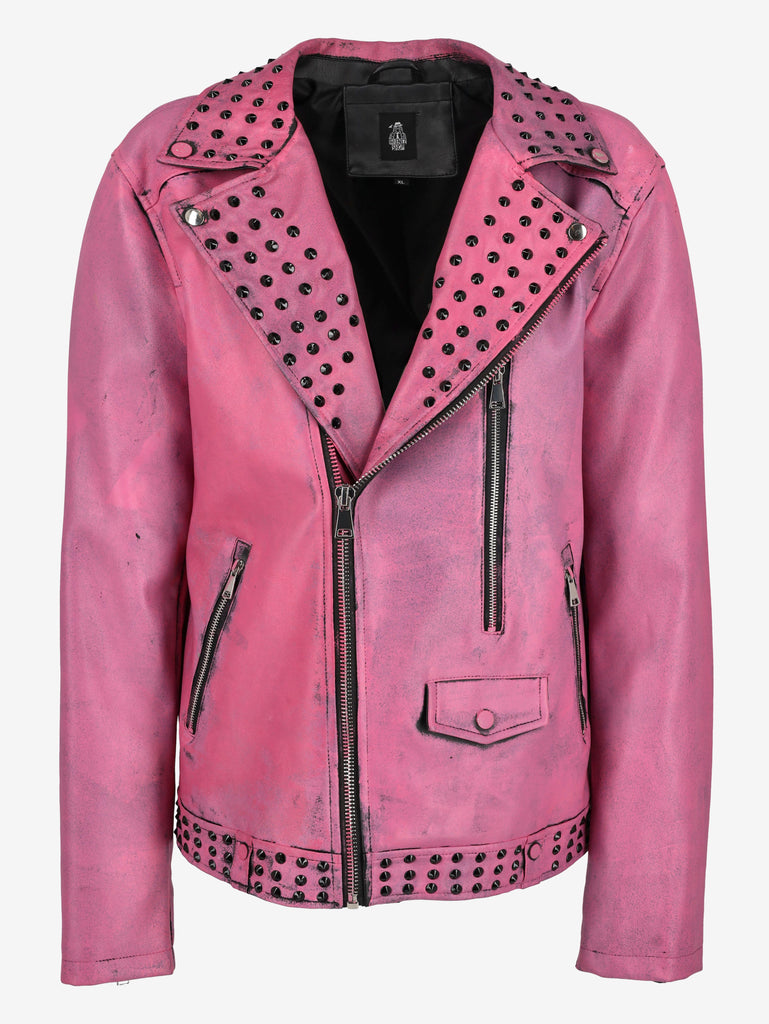 Vintage Pink Biker Jacket WCV250856.01  Vintage
