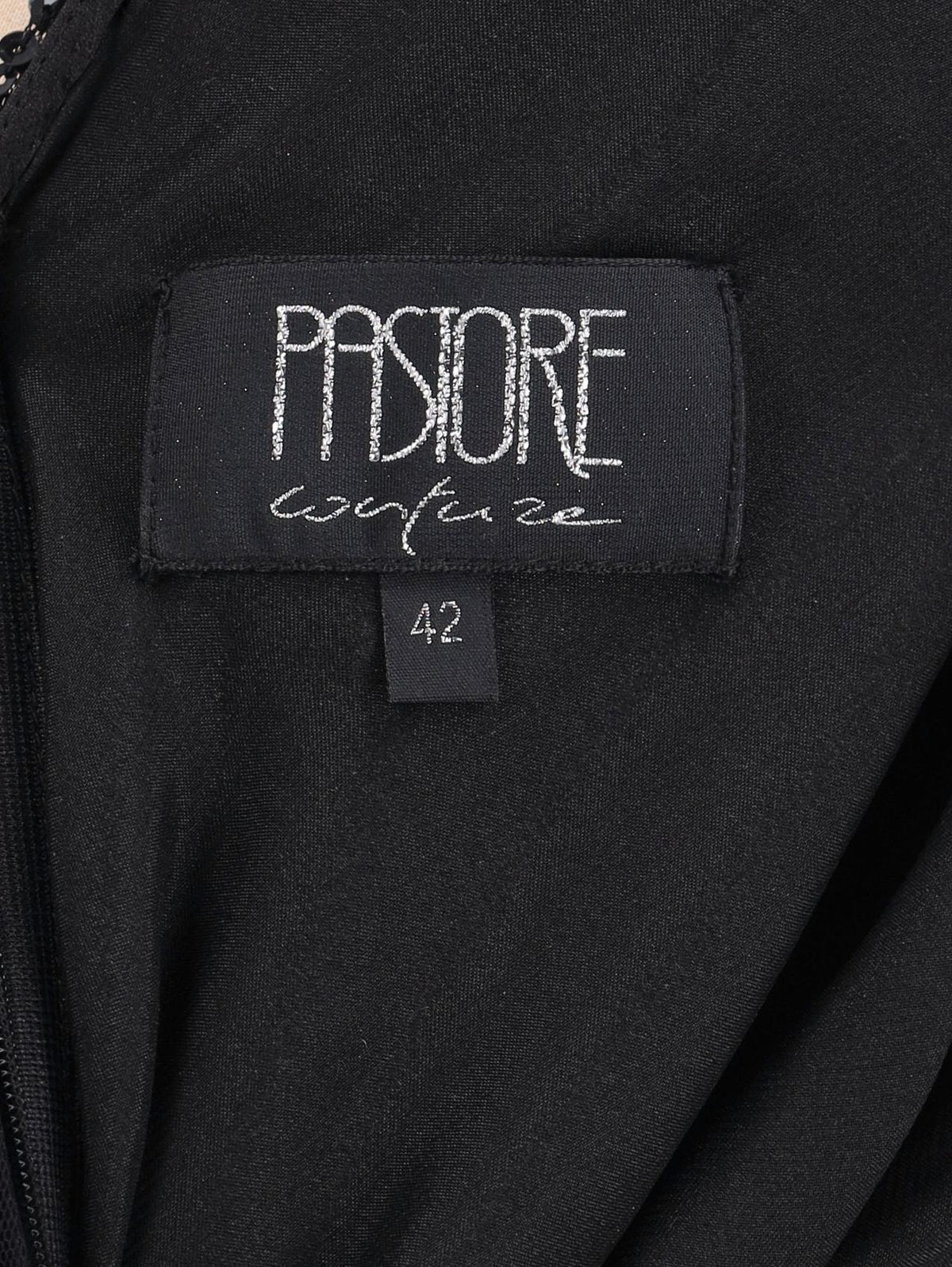 Vintage Black Beaded Dress