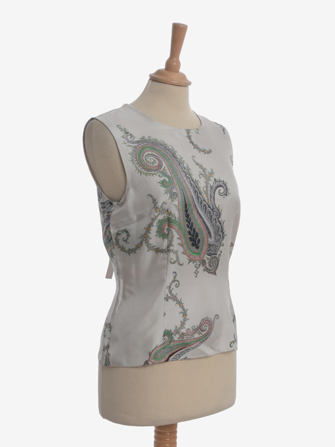 Prada Silk Top With Bow