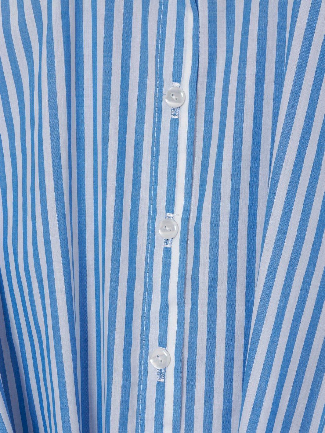 2020 blue and white chemisier dress W22062110  Vintage