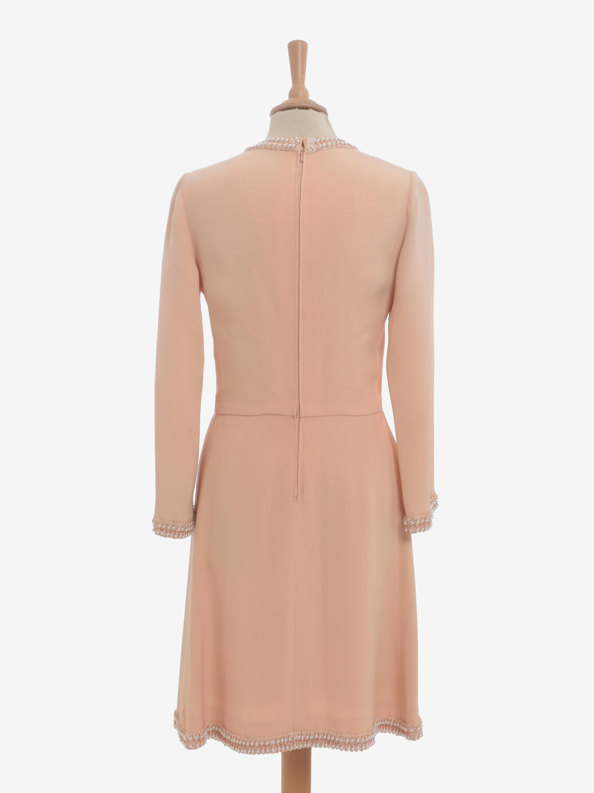 Vintage Midi Dress With Pearls