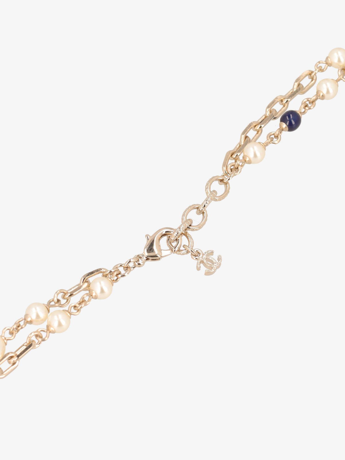 Chanel Cross Chain Necklace