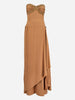 Vintage Pleated Long Dress