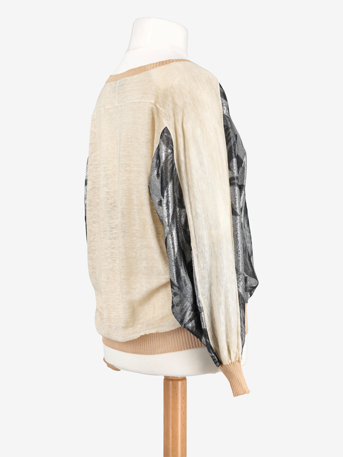 Gianfranco Ferrè Silver Patterned Jumper