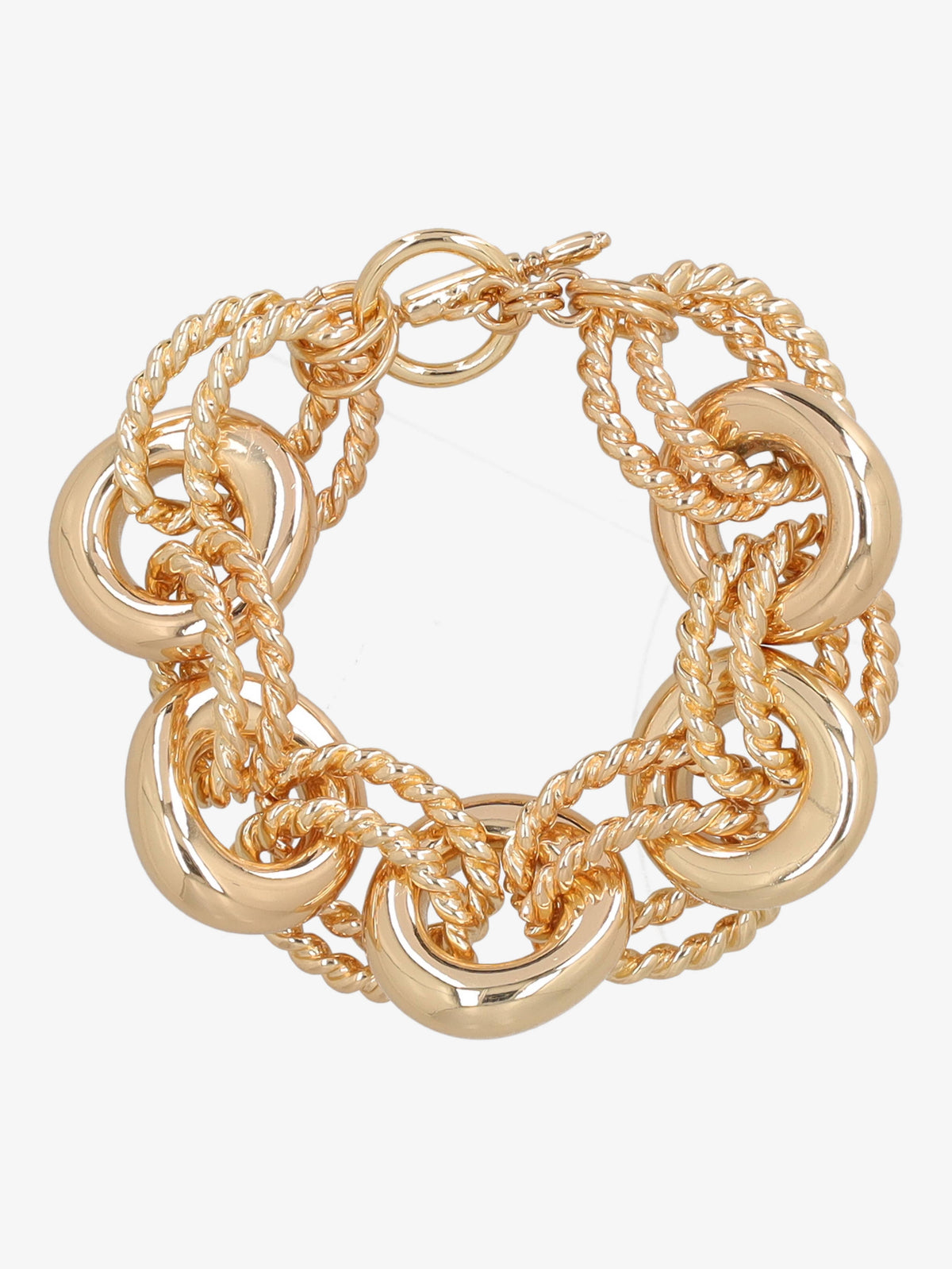 Kenneth Jay Lane Gold Link Bracelet CVR24.1.34  Kenneth Jay Lane