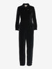 Courrèges black corduroy jumpsuit