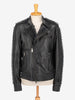 Vintage Black Studs Biker Jacket WCV250885  Vintage