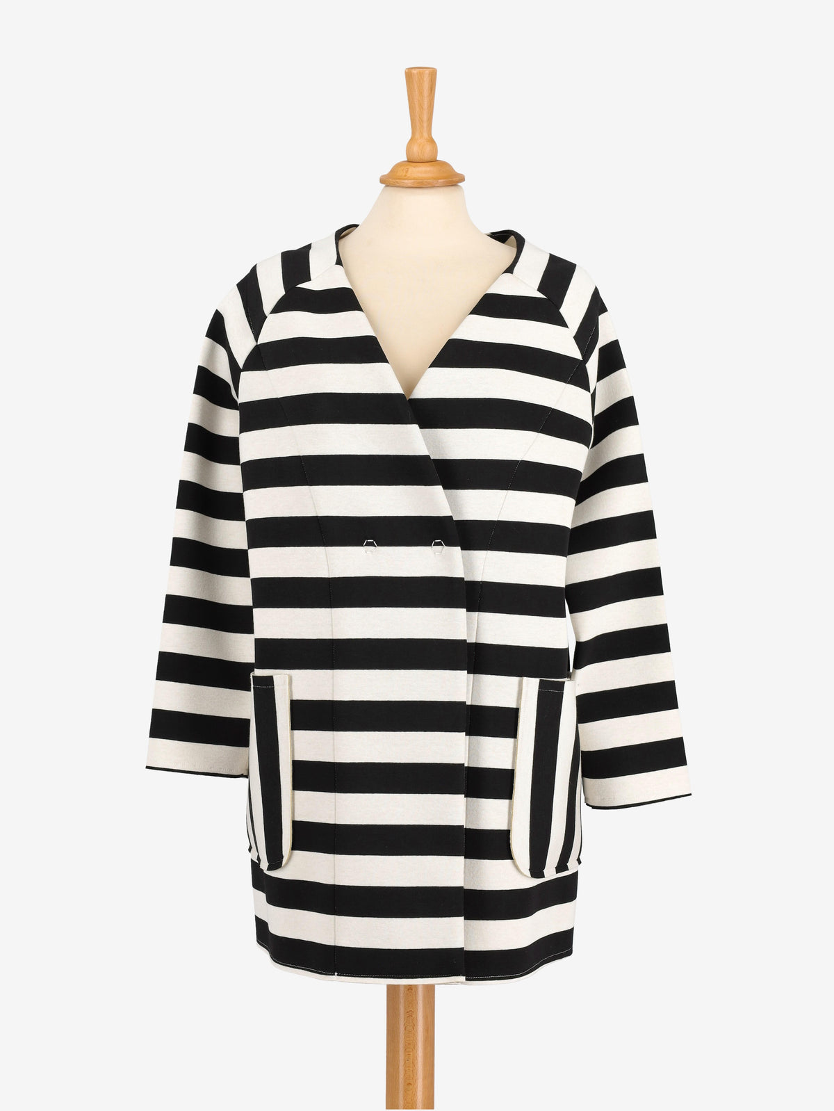 Imperial Striped Maxi Blazer