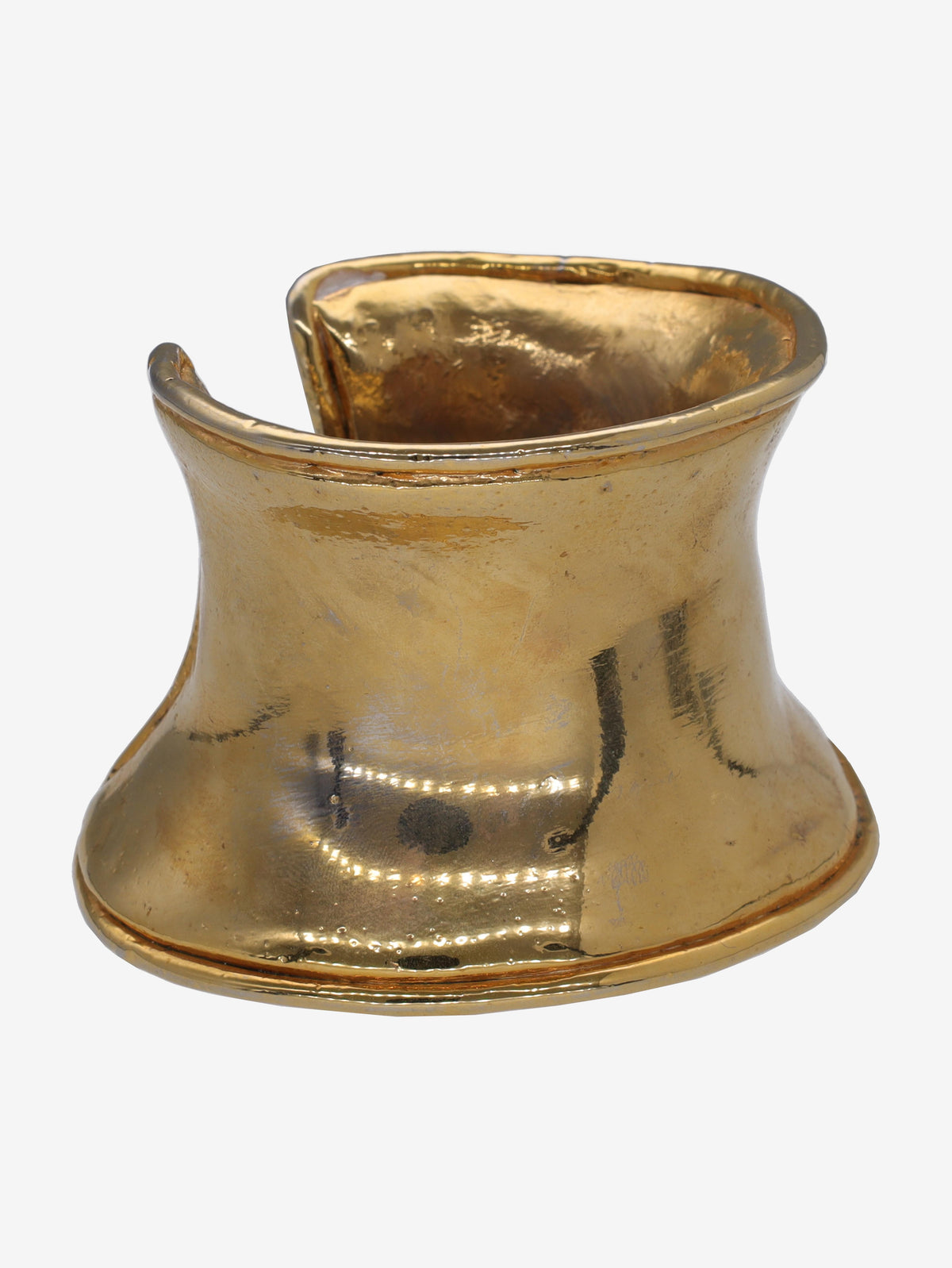 Gianfranco Ferré Gold Maxi Band Bracelet