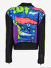 Moschino Multicolour Biker Jacket WCV250844  Moschino