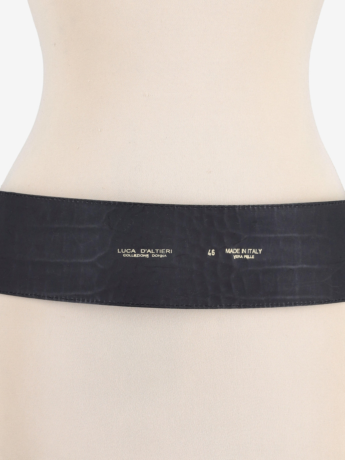 Vintage Black Cocco Maxi Belt