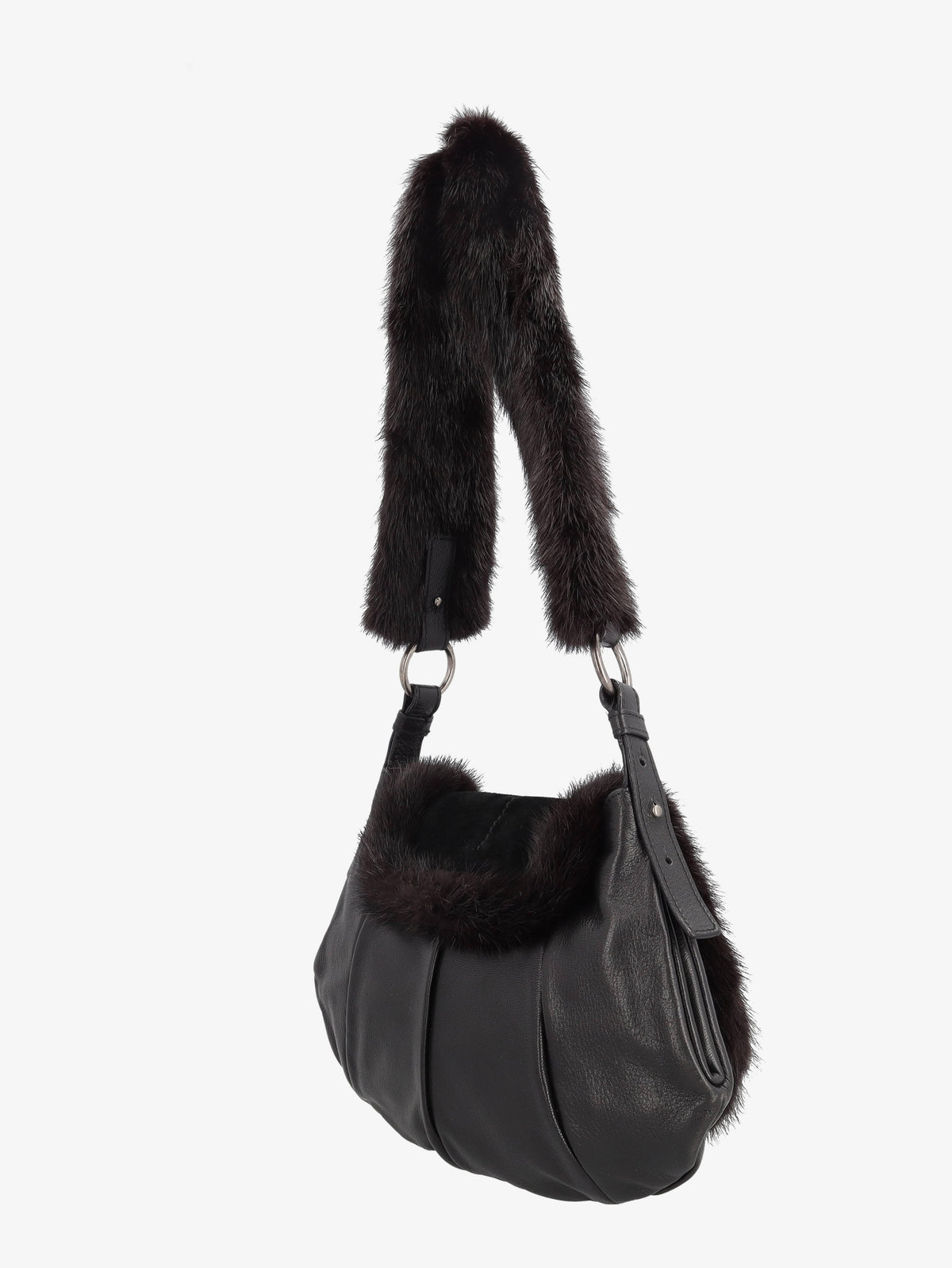 Yves Saint Laurent Furry Shoulder Bag
