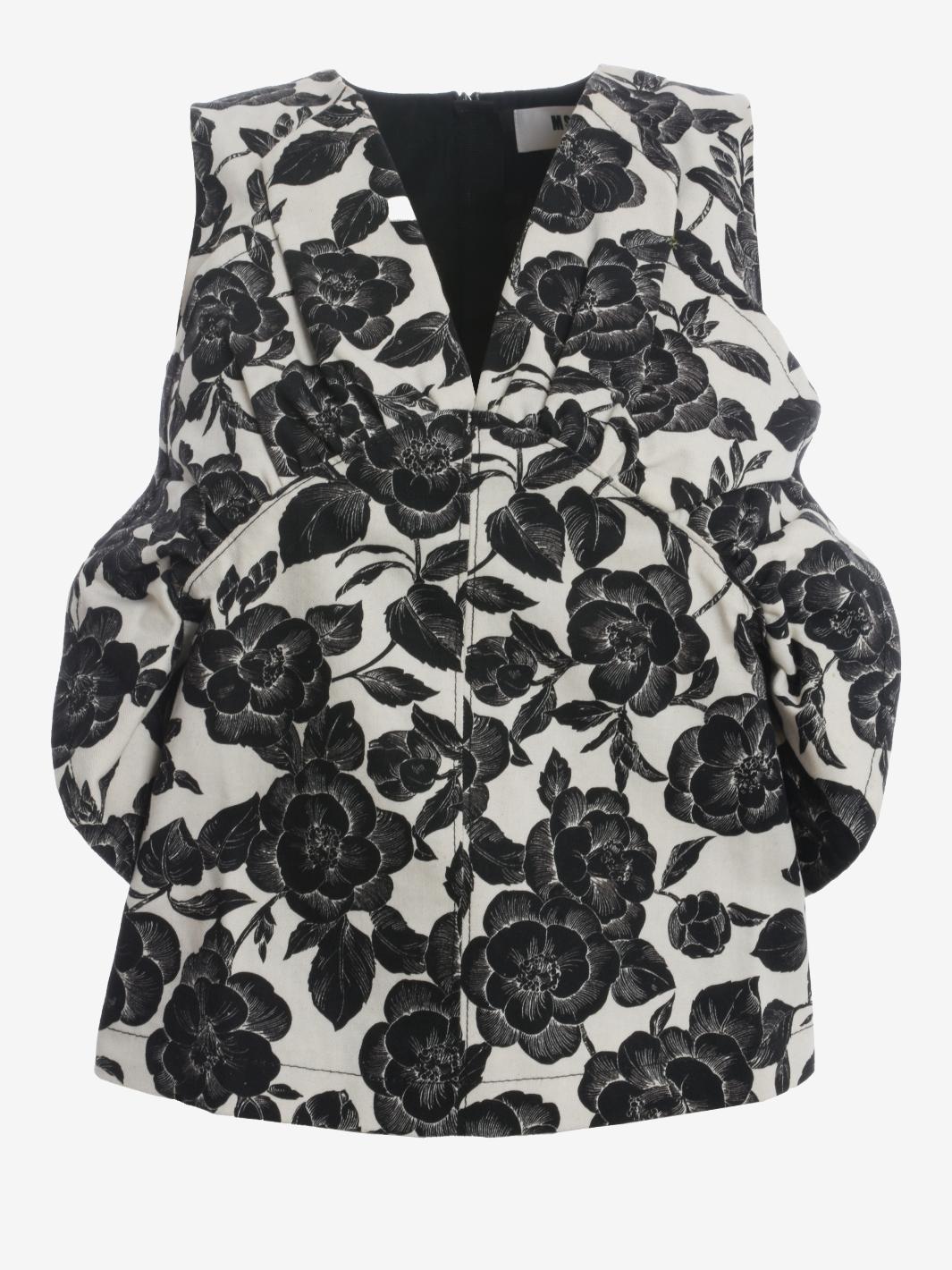 MSGM Top With Ruffles