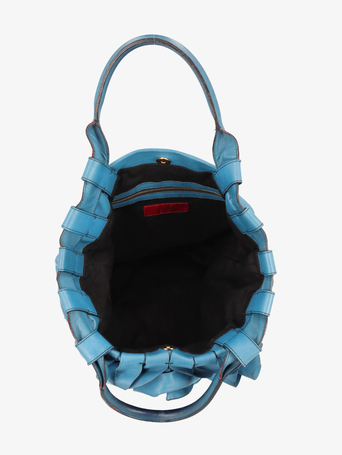 Valentino Turquoise Rose Maxi Bag