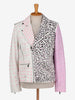 Vintage Pink Animalier Biker Jacket WCV250856.05  Vintage