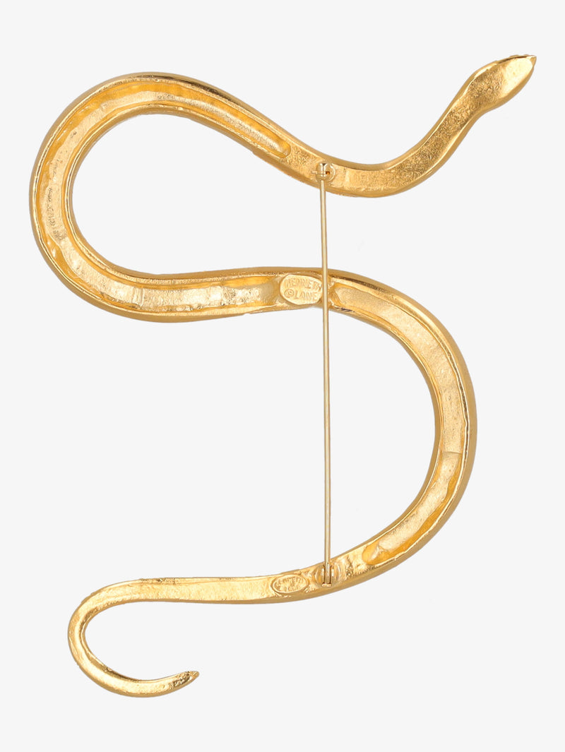 Kenneth Jay Lane Snake Brooch CVR24.1.162  Kenneth Jay Lane