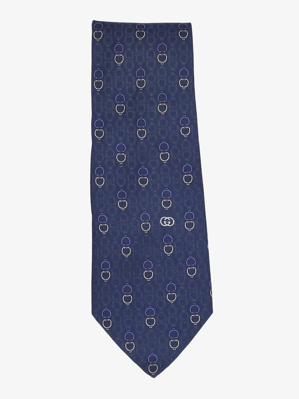 Gucci Horsebit Patterned Tie