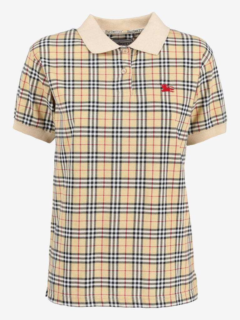 Burberry Check Polo Shirt W24121237  Burberry