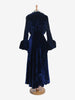 Vintage Navy Velvet Robe - '40