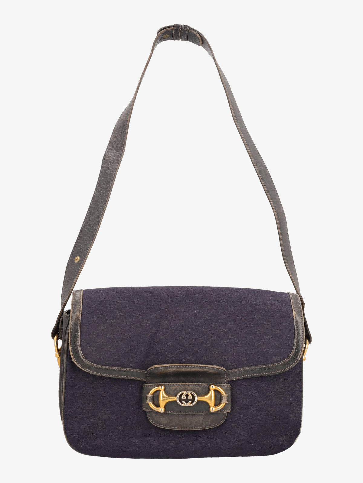 Gucci Vintage Horsebit Shoulder Bag
