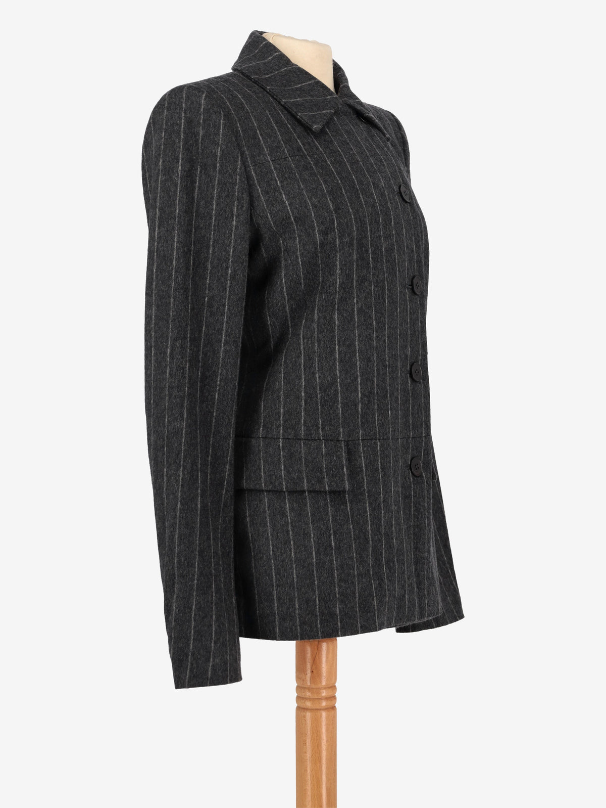 Basile Wool Pinstripe Jacket