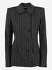 Basile Wool Pinstripe Jacket