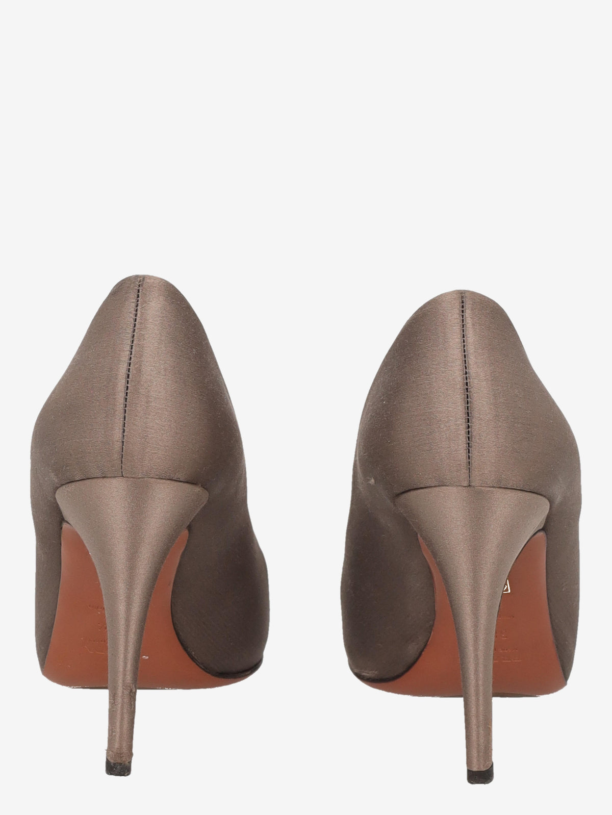 Prada Grey Satin  Décolleté