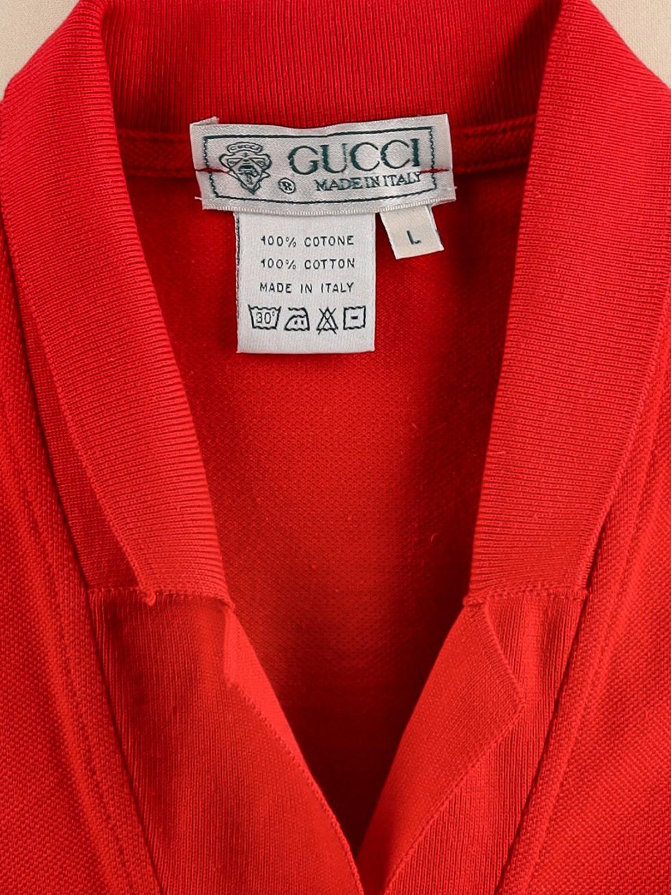 Gucci Red Polo Shirt
