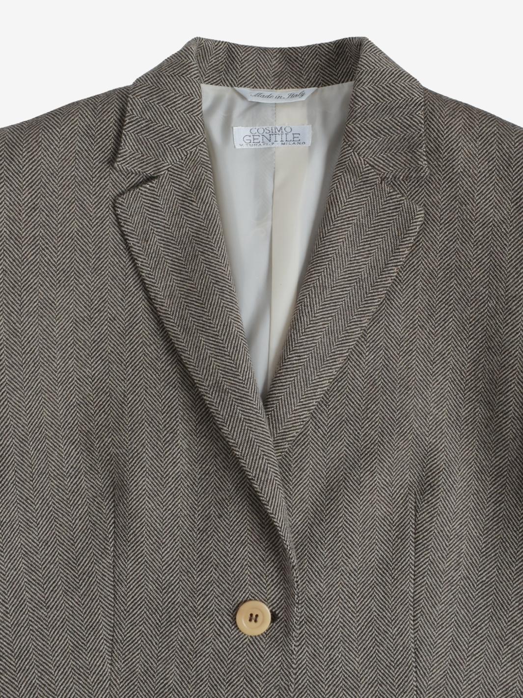 Cosimo Gentile Harringbone Blazer