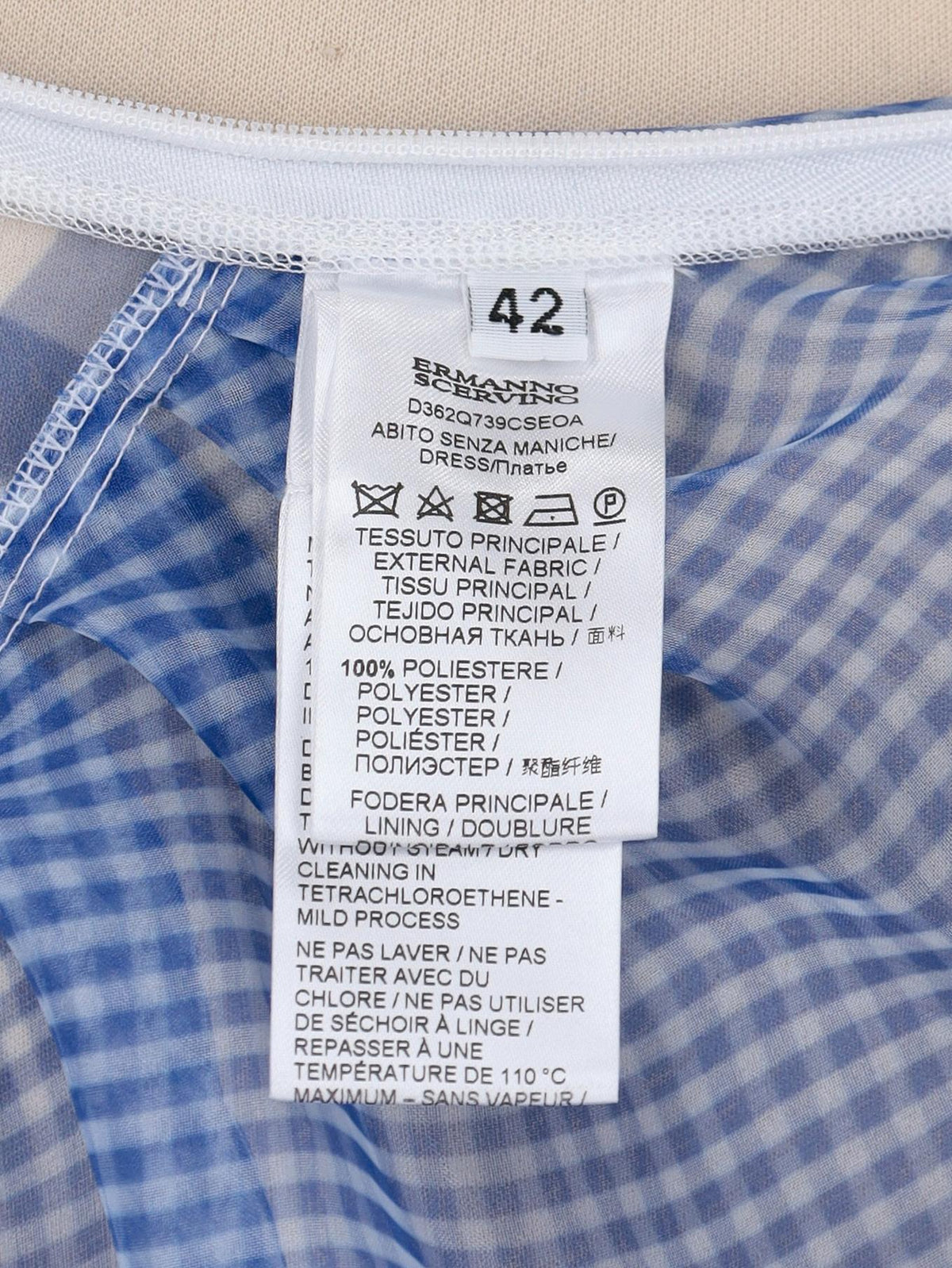 Ermanno Scervino Vichy Dress WCV30052025.10  Ermanno Scervino