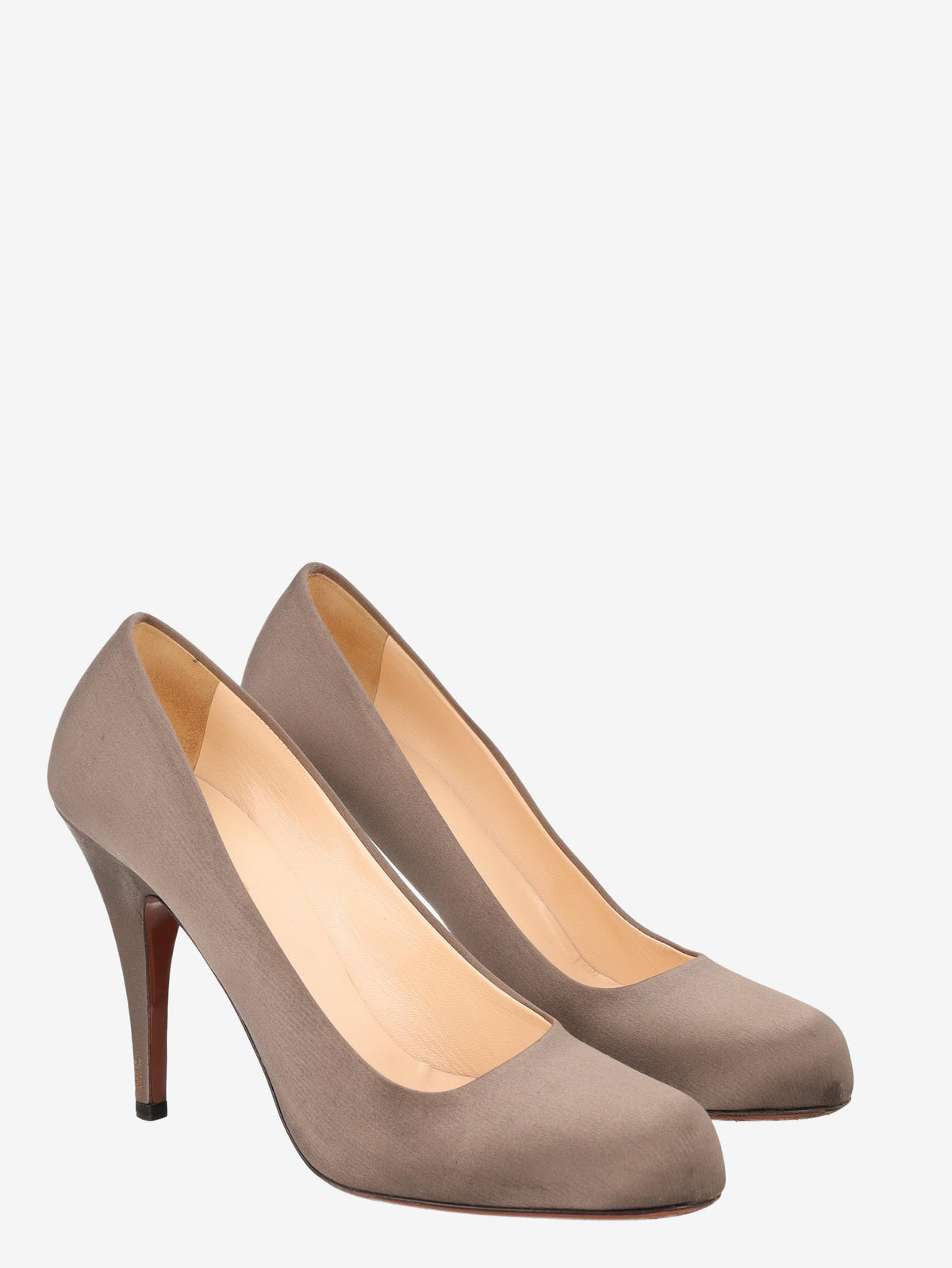 Prada Grey Satin  Décolleté