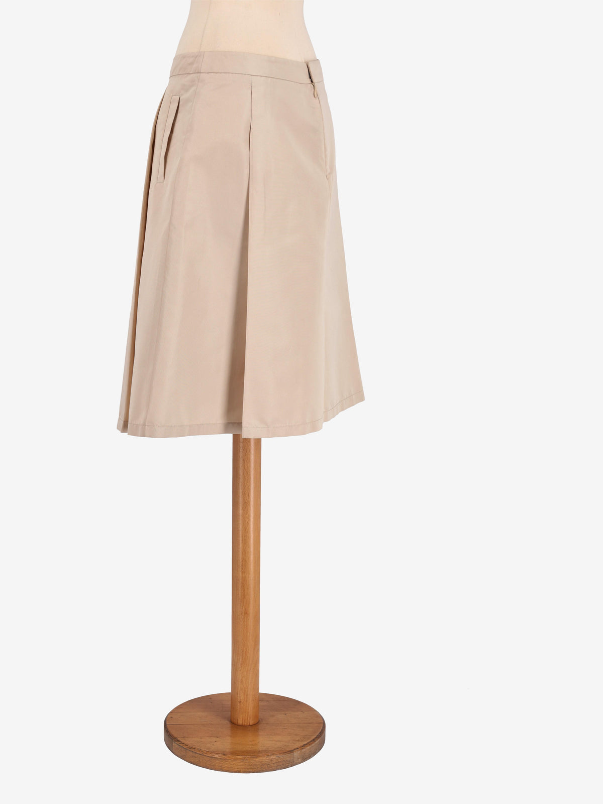 Prada Beige Midi Skirt WCV241224.9  Prada