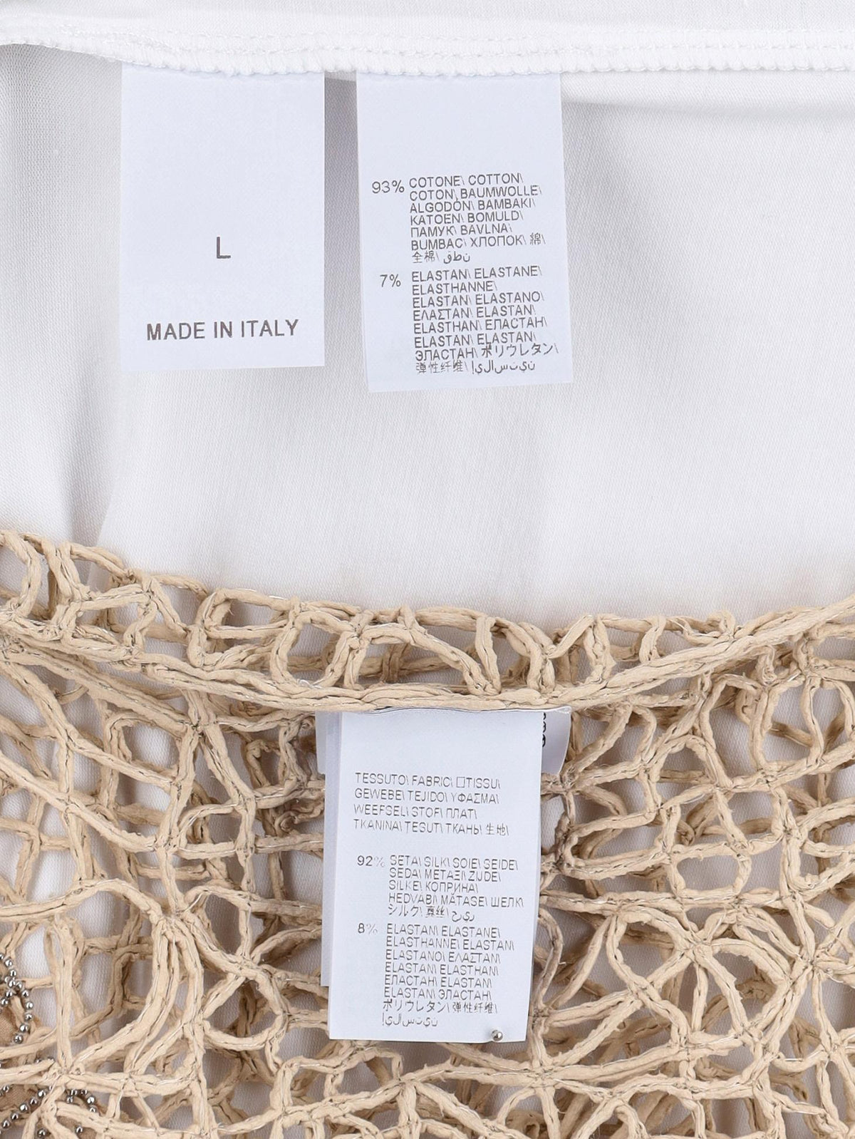 Brunello Cucinelli Woven Flowers Top