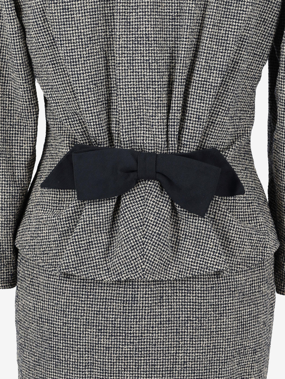 Valentino Pied De Poule Dress